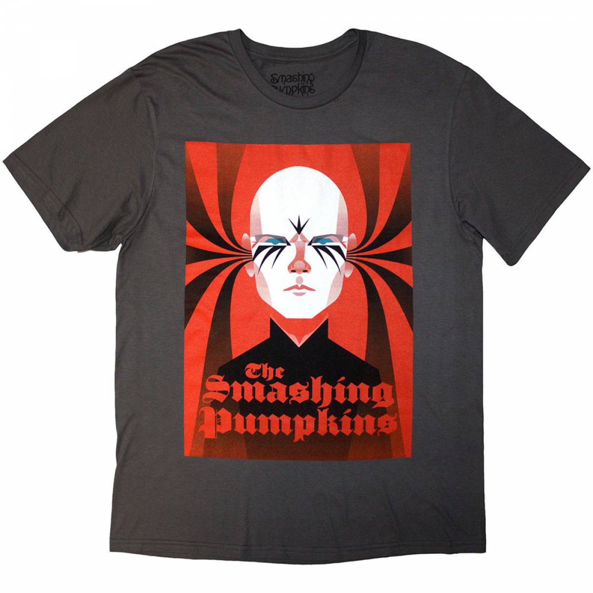 【予約商品】THE SMASHING PUMPKINS バンドTシャツ ユニセックス: Billy (Charcoal Grey) (Back Print) - CHARCOAL GREY