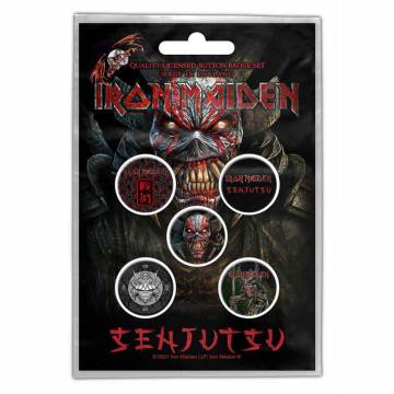 【予約商品】IRON MAIDEN Button Badge Pack: Senjutsu