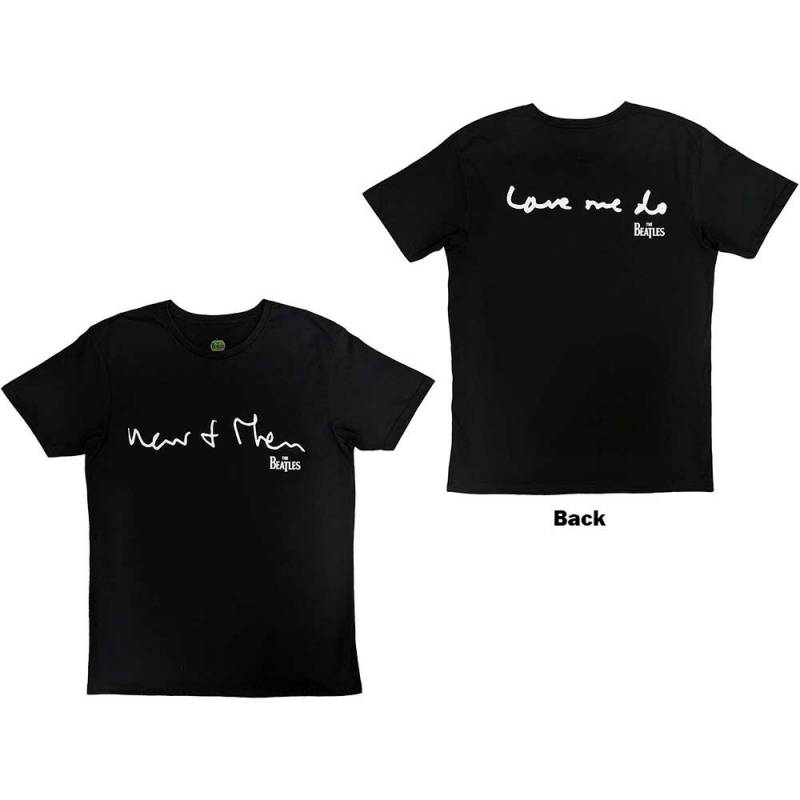【予約商品】THE BEATLES バンドTシャツ ユニセックス: Now & Then (Black) (Back Print)