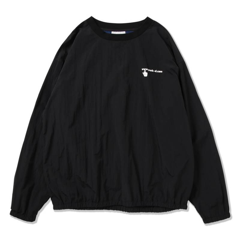 【予約商品】PUNK DRUNKERS (パンク・ドランカーズ) PDSナイロンプルオーバー - BLACK