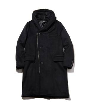 【予約商品】glamb(グラム) GB0424/JKT02 : Carol Long Coat / キャロルロングコート - Black
