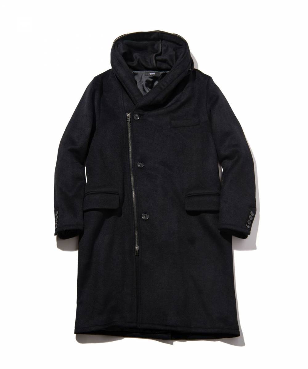【予約商品】glamb(グラム) GB0424/JKT02 : Carol Long Coat / キャロルロングコート - Black