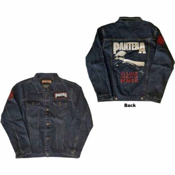 【予約商品】PANTERA Unisex Denim Jacket: Vulgar Display of Power (Back & Sleeve Print)