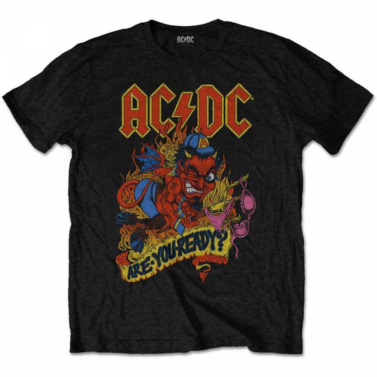【予約商品】AC/DC ユニセックスTシャツ: Are You Ready?