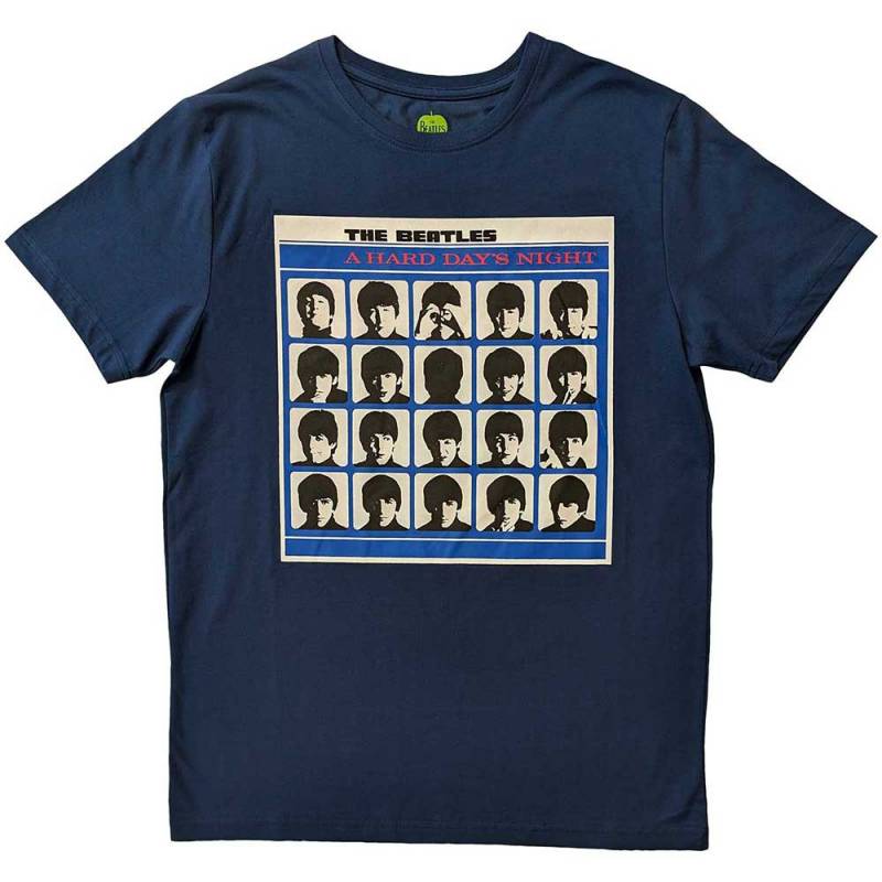 【予約商品】THE BEATLES バンドTシャツ ユニセックス: A Hard Day's Night Album Cover (Denim Blue)