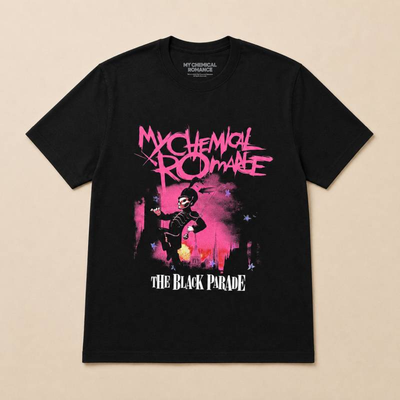 【予約商品】MY CHEMICAL ROMANCE バンドTシャツ ユニセックス: March (Black)