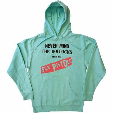 【予約商品】THE SEX PISTOLS Unisex Pullover Hoodie: Never Mind The Bollocks - GREEN
