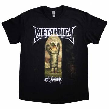 【予約商品】METALLICA バンドTシャツ ユニセックス: St Anger Angel (Black) - BLACK
