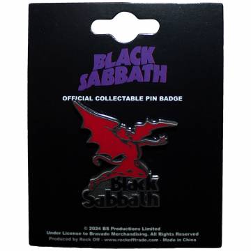 【予約商品】BLACK SABBATH Pin Badge: Logo & Daemon