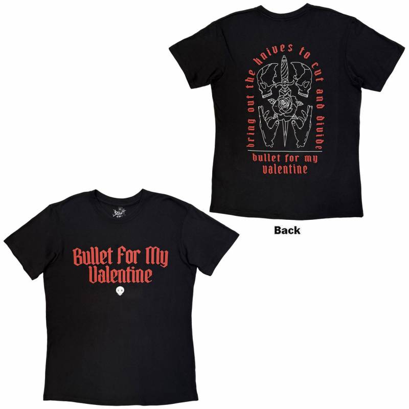 【予約商品】BULLET FOR MY VALENTINE Unisex バンドTシャツ: Bring Out The Knives