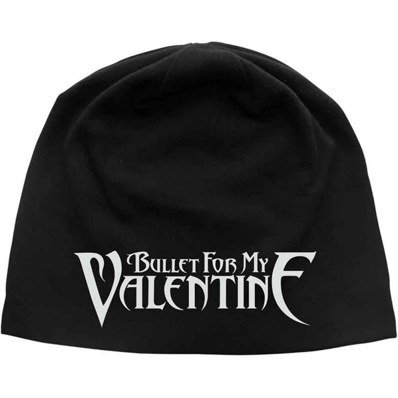 【予約商品】BULLET FOR MY VALENTINE Unisex Beanie Hat: Logo JD Print (Black)