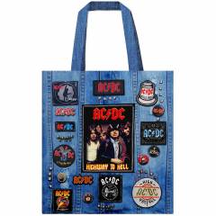 【予約商品】AC/DC Tote Bag: Highway To Hell (Multicolour) (Battle) - MULTICOLOUR