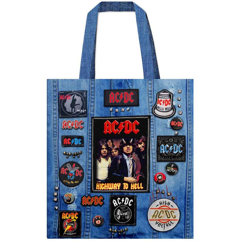 【予約商品】AC/DC Tote Bag: Highway To Hell (Multicolour) (Battle) - MULTICOLOUR