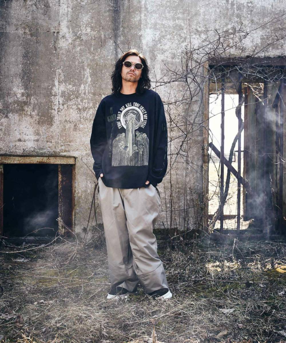 glamb (グラム) Belivers Long Sleeve T - Black / ロック glamb (グラム) Belivers Long Sleeve T - Black / ロック