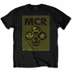 【予約商品】MY CHEMICAL ROMANCE バンドTシャツ ユニセックス: Lock Box (Black)