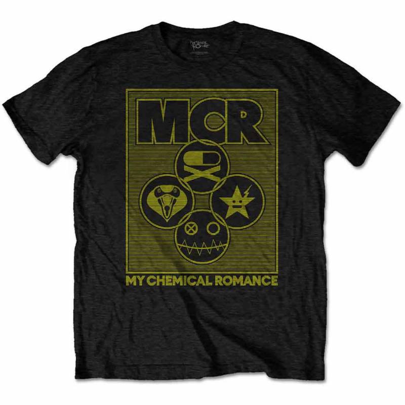 【予約商品】MY CHEMICAL ROMANCE バンドTシャツ ユニセックス: Lock Box (Black)