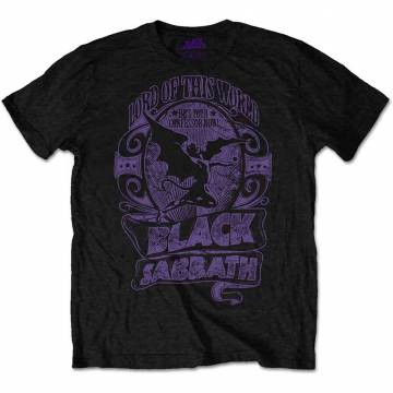 【予約商品】BLACK SABBATH バンドTシャツ ユニセックス: Lord of this world - BLACK