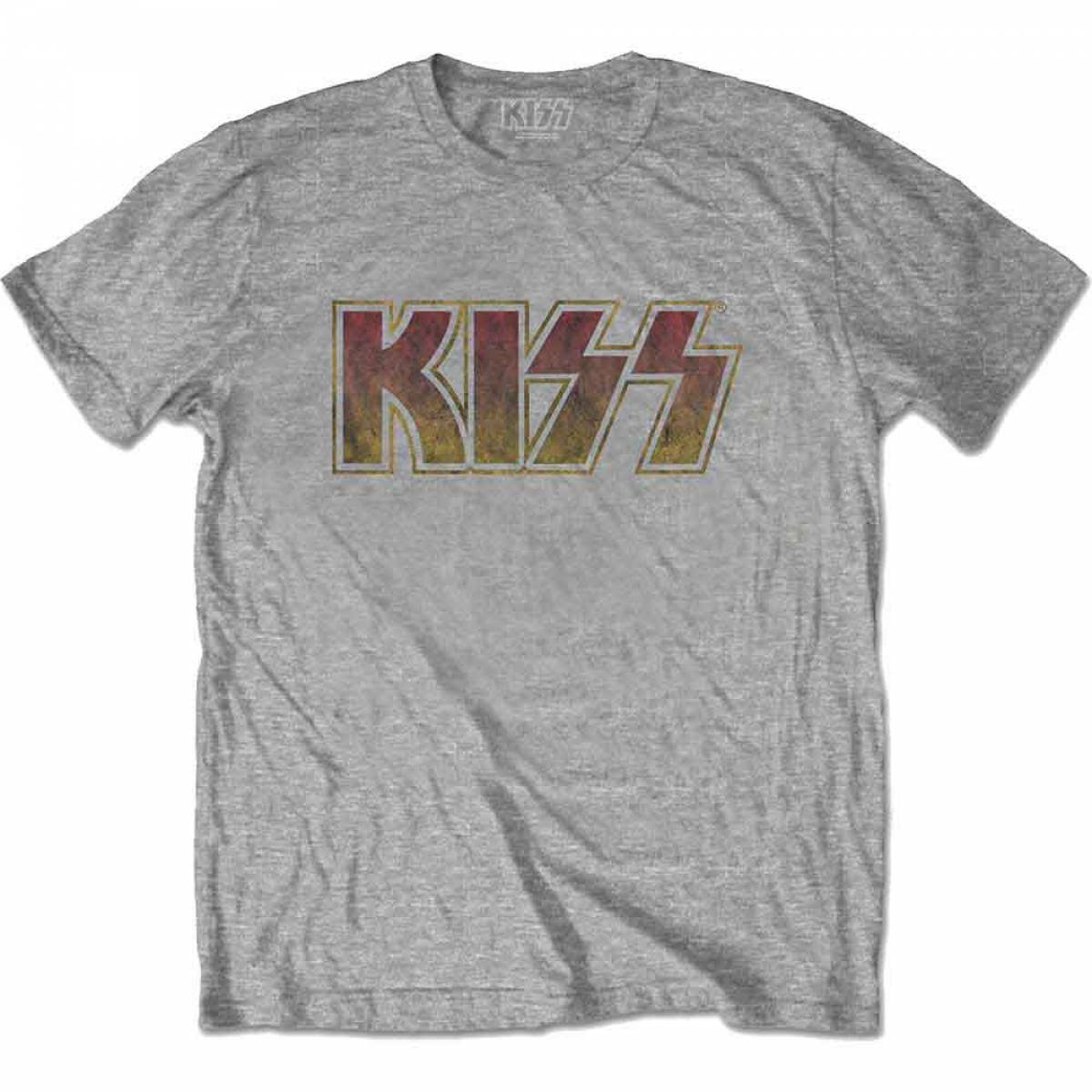 【予約商品】KISS ユニセックスTシャツ: Vintage Classic Logo