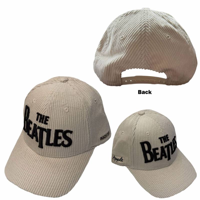 【予約商品】THE BEATLES Unisex Baseball Cap: Drop T Logo & Apple Corduroy (Natural)