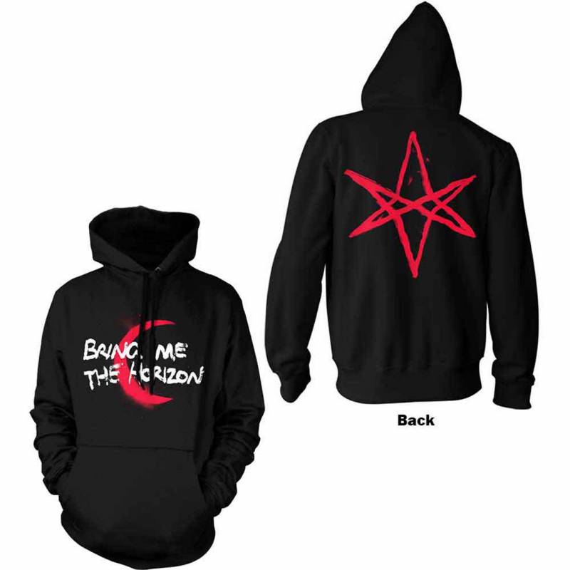 【予約商品】BRING ME THE HORIZON Unisex Pullover Hoodie: Lost (Black) (Back Print)
