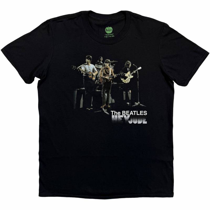 【予約商品】THE BEATLES バンドTシャツ ユニセックス: Hey Jude Version 2 (Black)