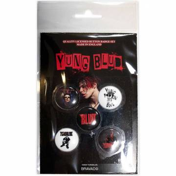 【予約商品】YUNGBLUD Button Badge Pack: Logos