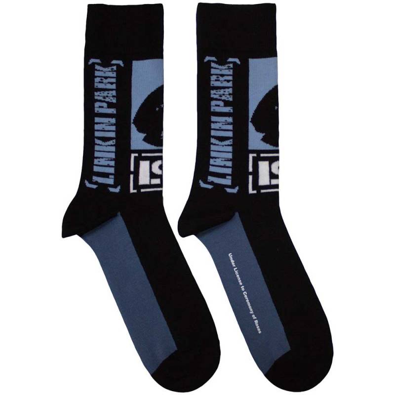 【予約商品】LINKIN PARK Unisex Ankle Socks: Crouching (Black) (UK Size 7 - 11) - BLACK
