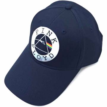 【予約商品】PINK FLOYD Unisex Baseball Cap: Circle Logo (Navy Blue) - NAVY BLUE