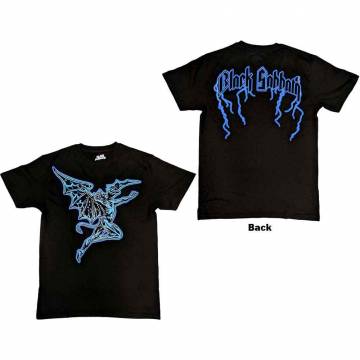 【予約商品】BLACK SABBATH バンドTシャツ ユニセックス: Lightning Henry (Back Print) - BLACK