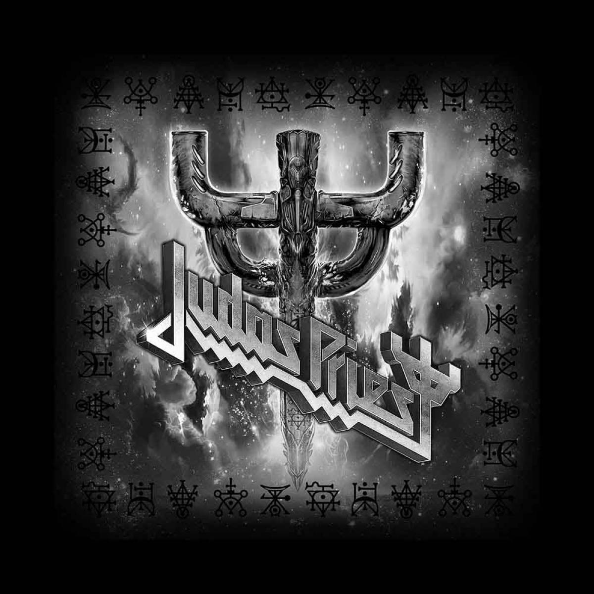 【予約商品】JUDAS PRIEST Unisex Bandana: Logo & Fork