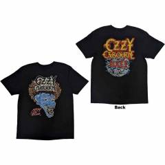 【予約商品】OZZY OSBOURNE バンドTシャツ ユニセックス: Bark At The Moon Tour '84 (Black) (Back Print)
