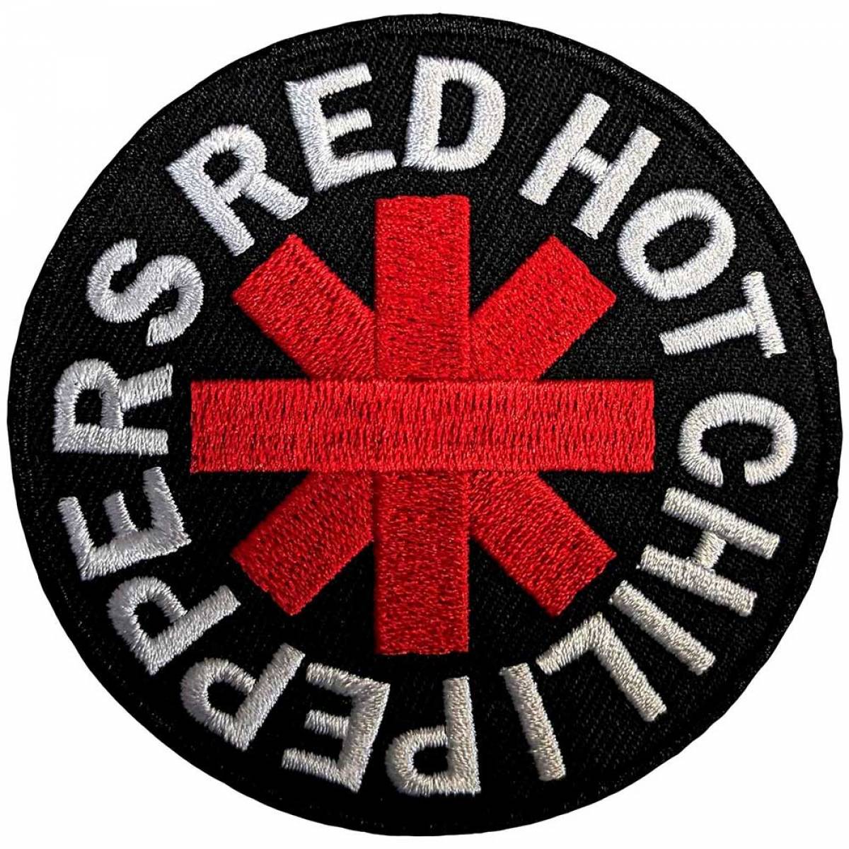 【予約商品】RED HOT CHILI PEPPERS Woven Patch: Asterisk (Black) (Standard) - BLACK