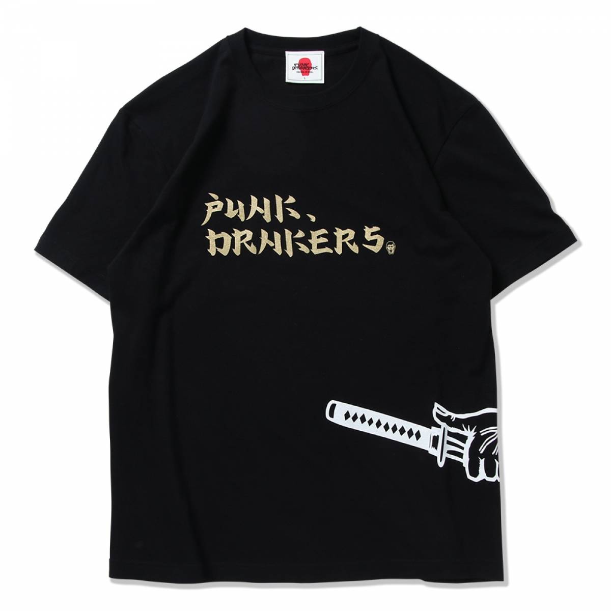 【予約商品】PUNK DRUNKERS (パンクドランカーズ) SAMURAI.TEE - BLACK