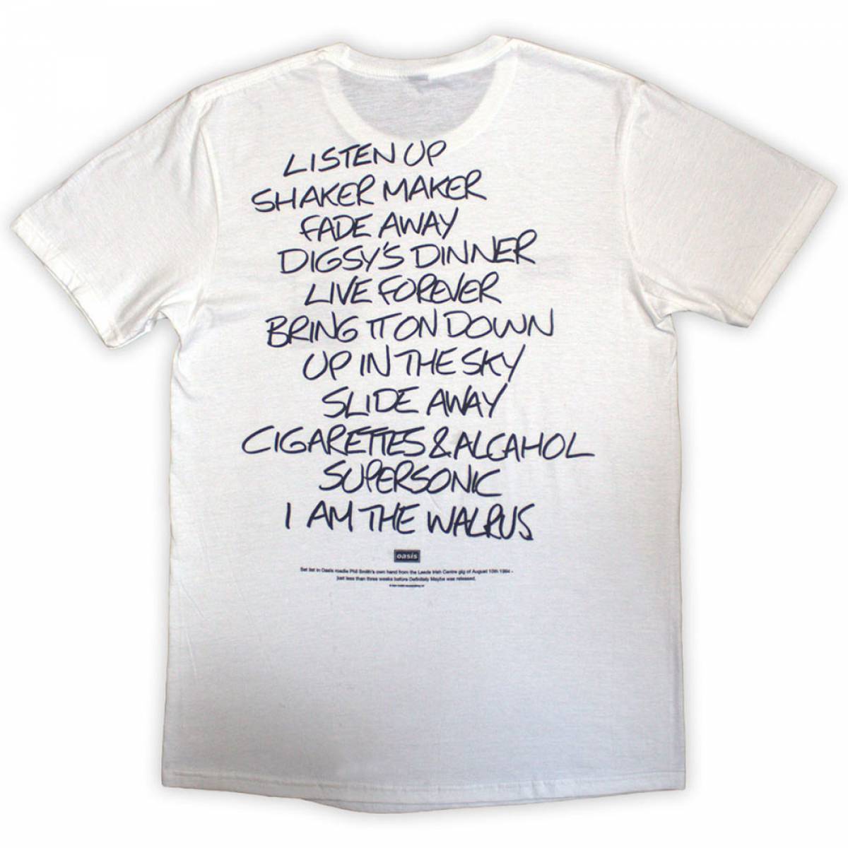 予約商品】OASIS バンドTシャツ ユニセックス: Definitely Maybe 予約商品】OASIS バンドTシャツ ユニセックス: Definitely Maybe