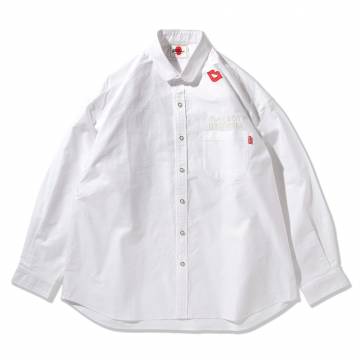 【予約商品】PUNK DRUNKERS (パンクドランカーズ)モテ男シャツ - WHITE