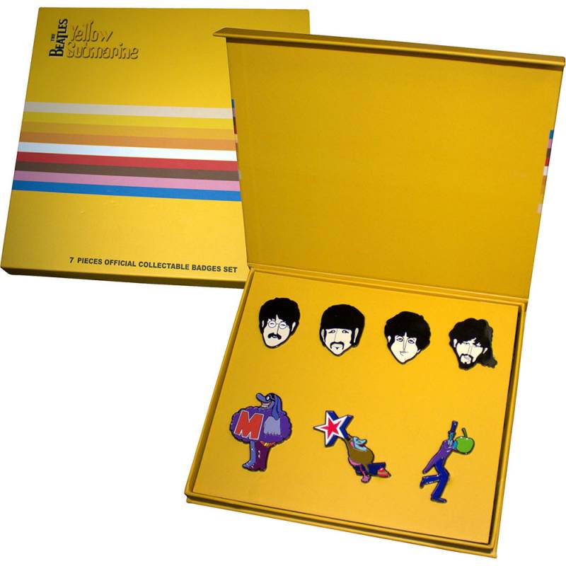 【予約商品】THE BEATLES Pin Badge Set: Yellow Submarine Characters