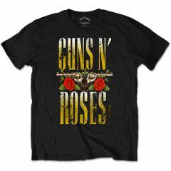 【予約商品】GUNS N' ROSES バンドTシャツ ユニセックス: Big Guns (Black)