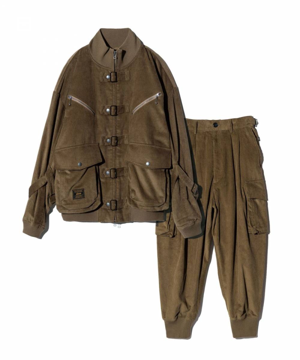 【予約商品】glamb(グラム)GB0125/ST08 : Corduroy Bondage Set Up / コーデュロイボンデージセットアップ - Beige