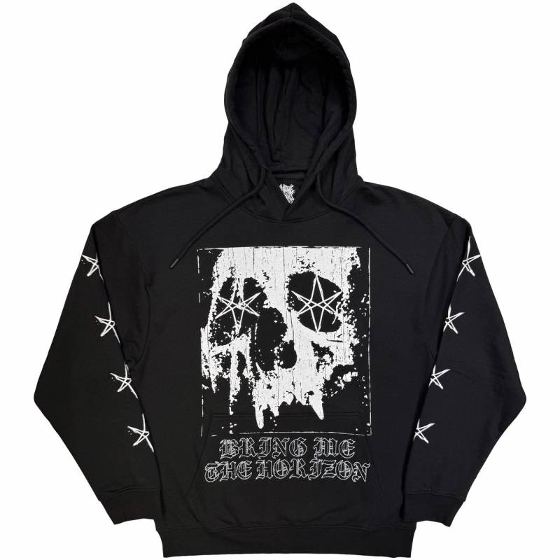 BRING ME THE HORIZON Unisex Pullover Hoodie: Oversized Skull (Black)