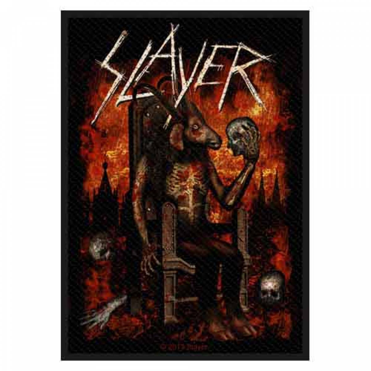 【予約商品】SLAYER Standard Woven Patch: Devil on Throne