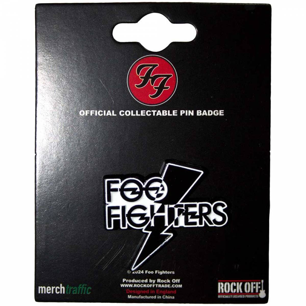 【予約商品】FOO FIGHTERS Pin Badge: Flash Logo