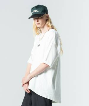 【予約商品】glamb(グラム)GB0225/CS16 : Cocoon Logo T-Shirt / コクーンロゴＴシャツ - White