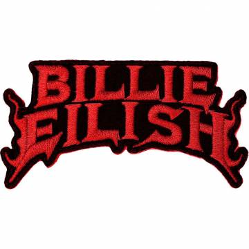 【予約商品】BILLIE EILISH Woven Patch: Flame Red (Standard) - RED