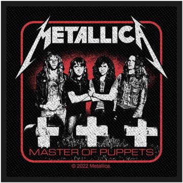 【予約商品】METALLICA Woven Patch: Master Of Puppets Band (Standard)