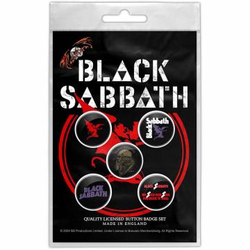 【予約商品】BLACK SABBATH Button Badge Pack: Red Devil