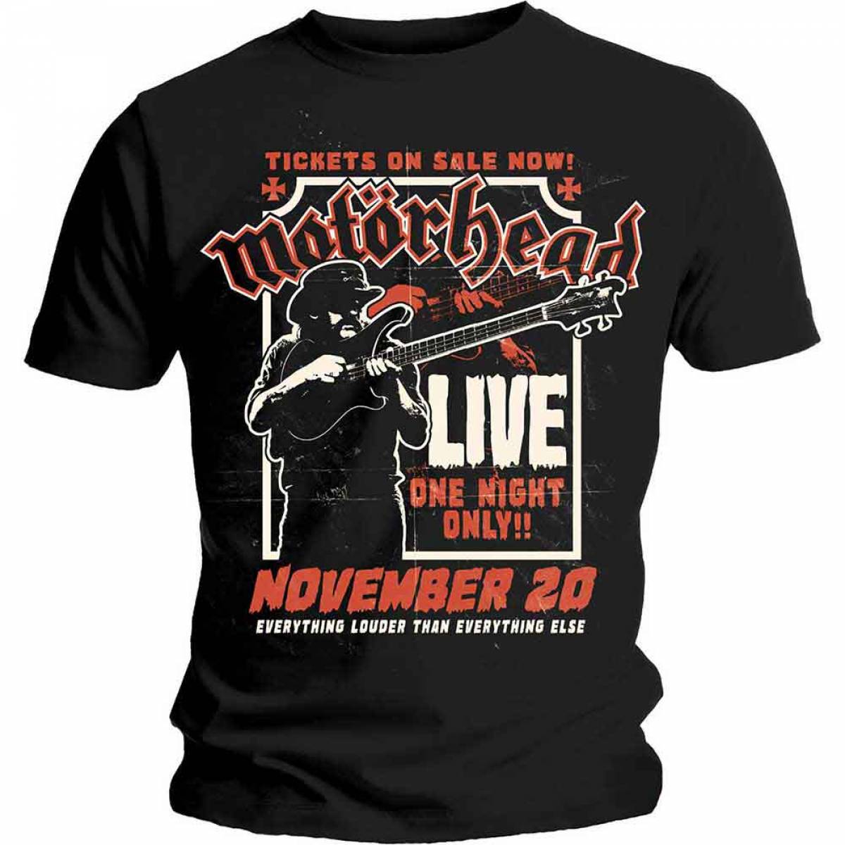 【予約商品】MOTORHEAD ユニセックスTシャツ: Lemmy Firepower