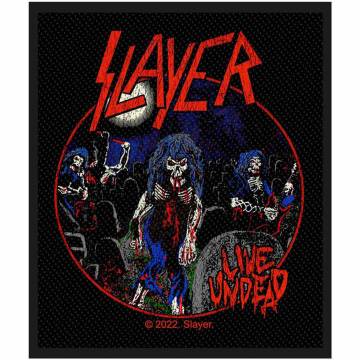 【予約商品】SLAYER Standard Woven Patch: Live Undead
