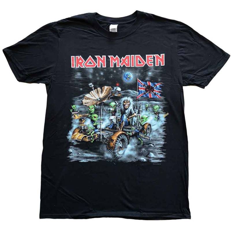 【予約商品】IRON MAIDEN バンドTシャツ ユニセックス: Knebworth Moon buggy (Black)