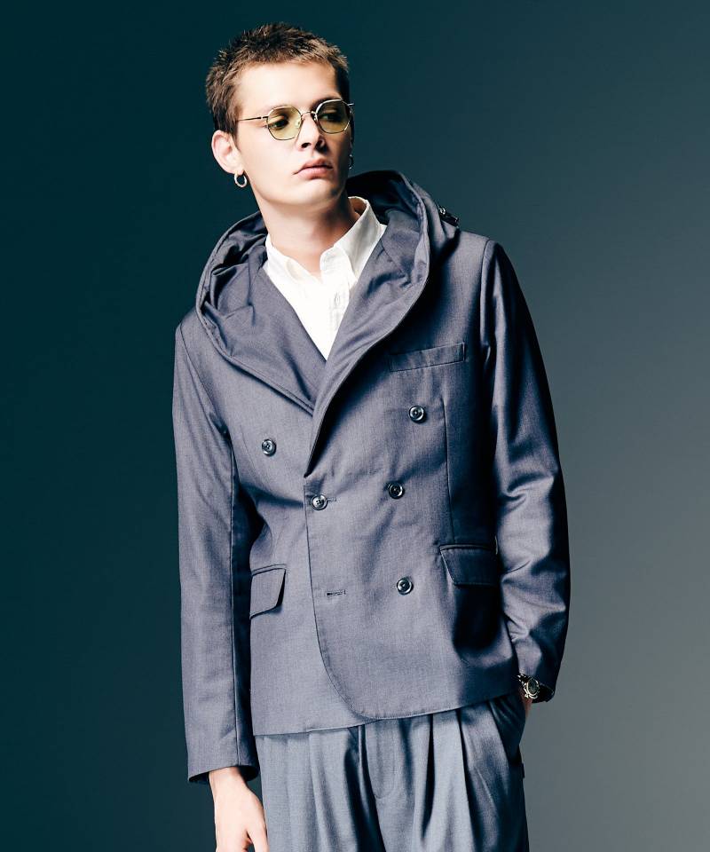 【予約商品】glamb(グラム) Carol Tailored Jacket / キャロルテーラードジャケット - Gray