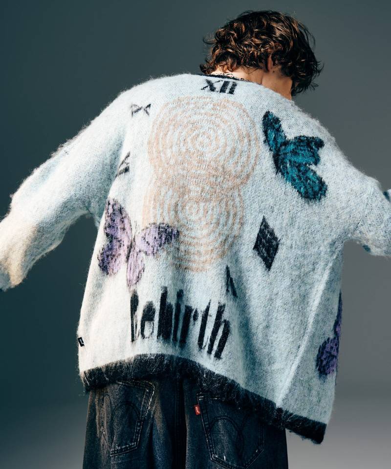 【予約商品】glamb(グラム)Rebirth Cardigan / リバースカーディガン - Mint